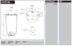 DORSE KRAFTVOLL KÖGEL SÜSPANSİYON KÖRÜĞÜ KOMPLE TT94157P 4157  34157