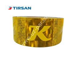 Tırsan şerit reflektör sarı K logolu ET00156