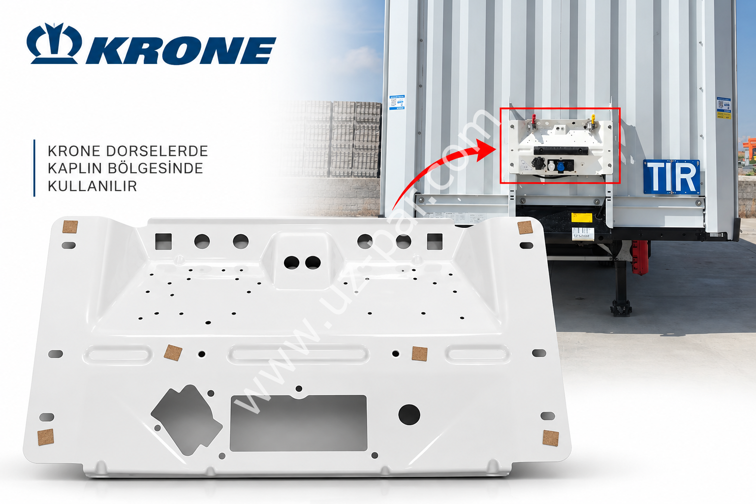 KRONE Kablin Sacı Kaplin Braketi ORİJİNAL 515093191