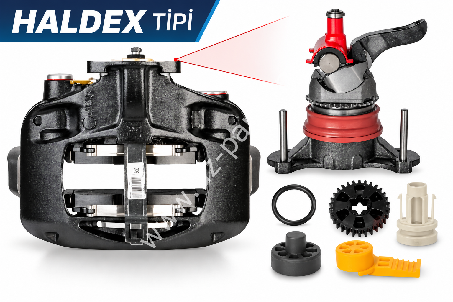 SAF HALDEX tipi Kaliper İç Ayar Mekanizması Set Kaliteli Tamir Takım CHEEFT CH6047 , CH6017 , Kaliperi :03080009771