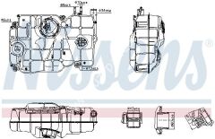 Nissens İmbusat Deposu (Kapaklı / Sensörlü) 996162 SCANIA LPGRS EURO 6 2578670, 2481921, 2545033