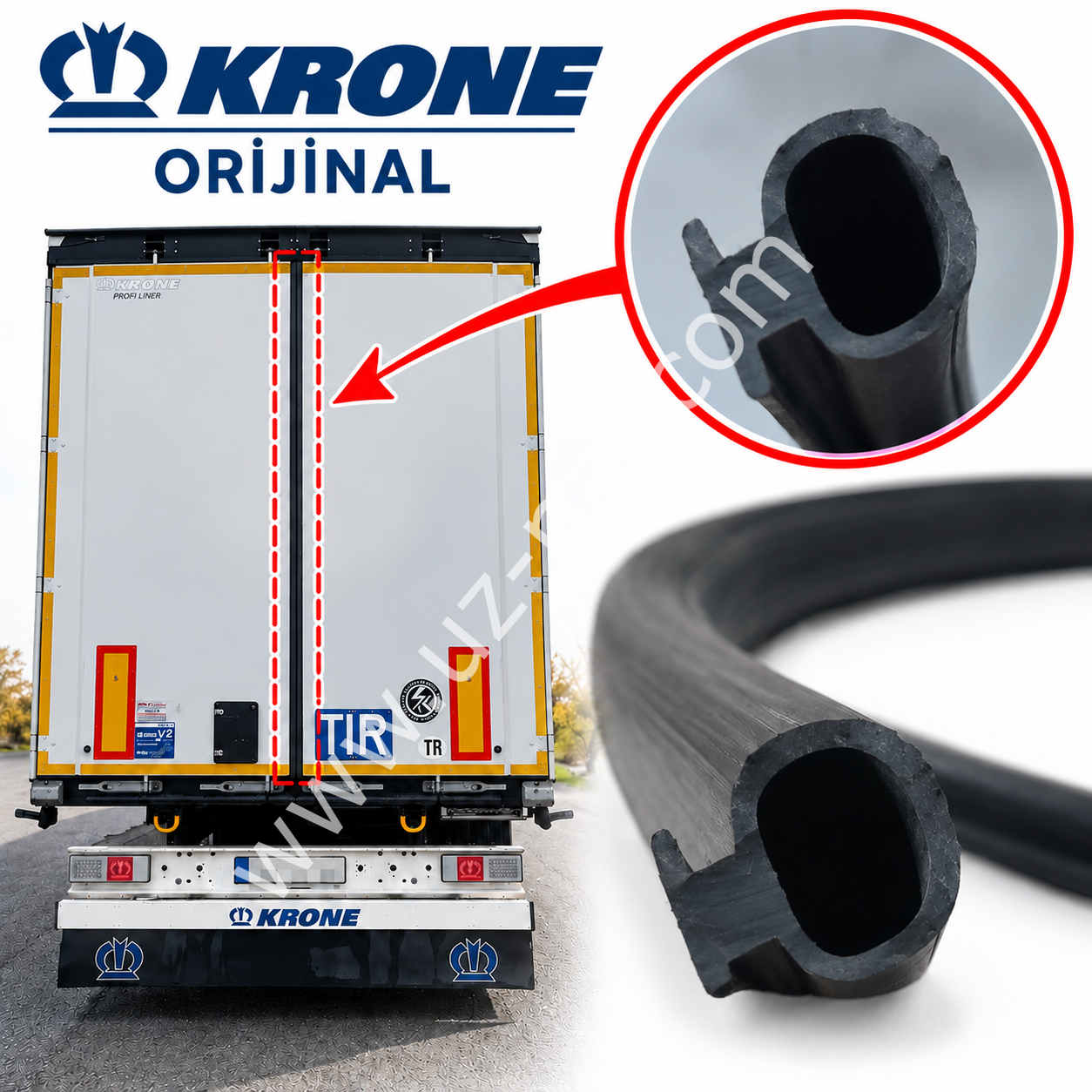 KRONE Arka Kapı Fitili Orta Dikey 515127929 3 Metre