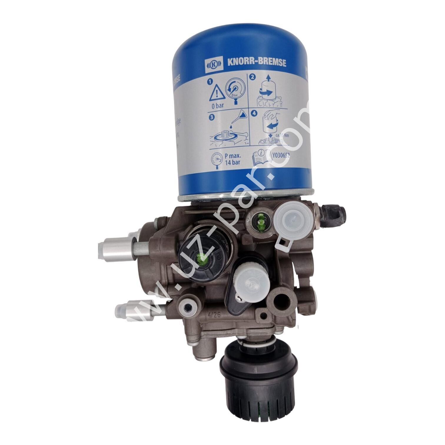 Knorr-Bremse - K010593N50 Hava Kurutucu Komple Ford Cargo 1838 (ZB4424)	 7C462A131AB, 7C462A131AC, T164199, T216042, KRCXL01265P0256 FORD OTOSAN, KARSAN, OTOKAR