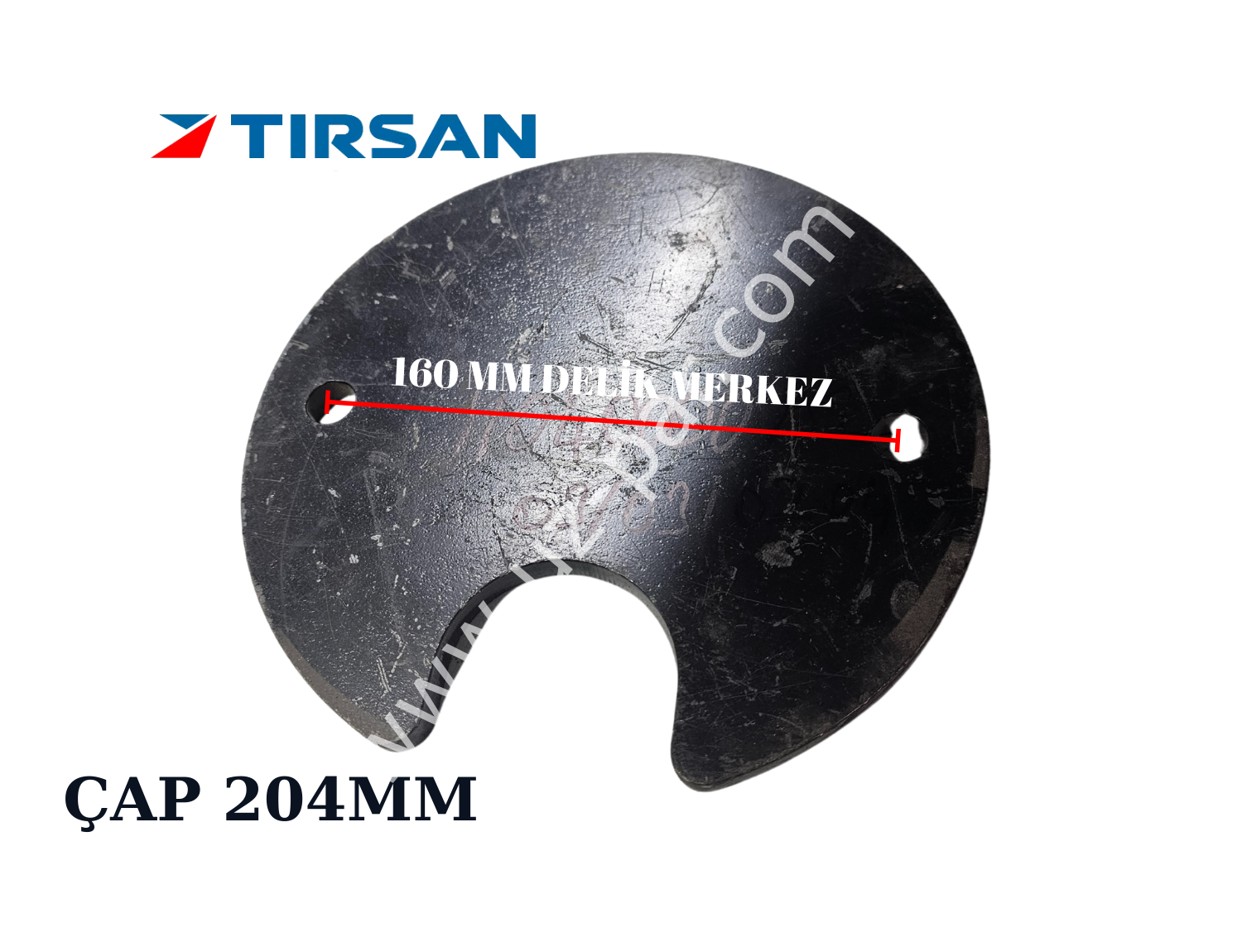 Tırsan dingil kaldırma körük sacı BK04960