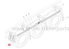 Krone ÖN Çamurluk Kısa 43 X 49 Cm, 505821250