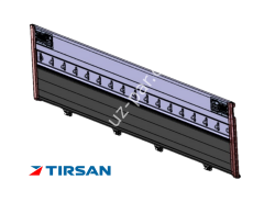 Tırsan yan kapak alüminyum eloksalli KG05452