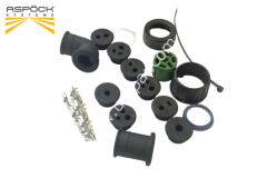 Aspöck stop lambası soketi yeşil dişi 7 giriş  13-5626-951