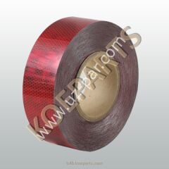 KOLUMAN Şerit Reflektör Kırmızı KA034154 1 Metre