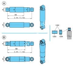 Bpw amortisör 02.3722.79.02, 0237227902