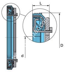 Bpw Teker Keçesi Eco-3 117*158*17,5 02.5664.77.00, 0256647700