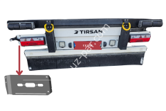 Tırsan frigo aydınlatma sacı sol alüminyum BC04214