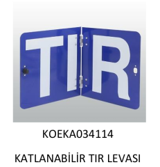 KOLUMAN KATLANABİLİR TIR LEVHASI KA034114