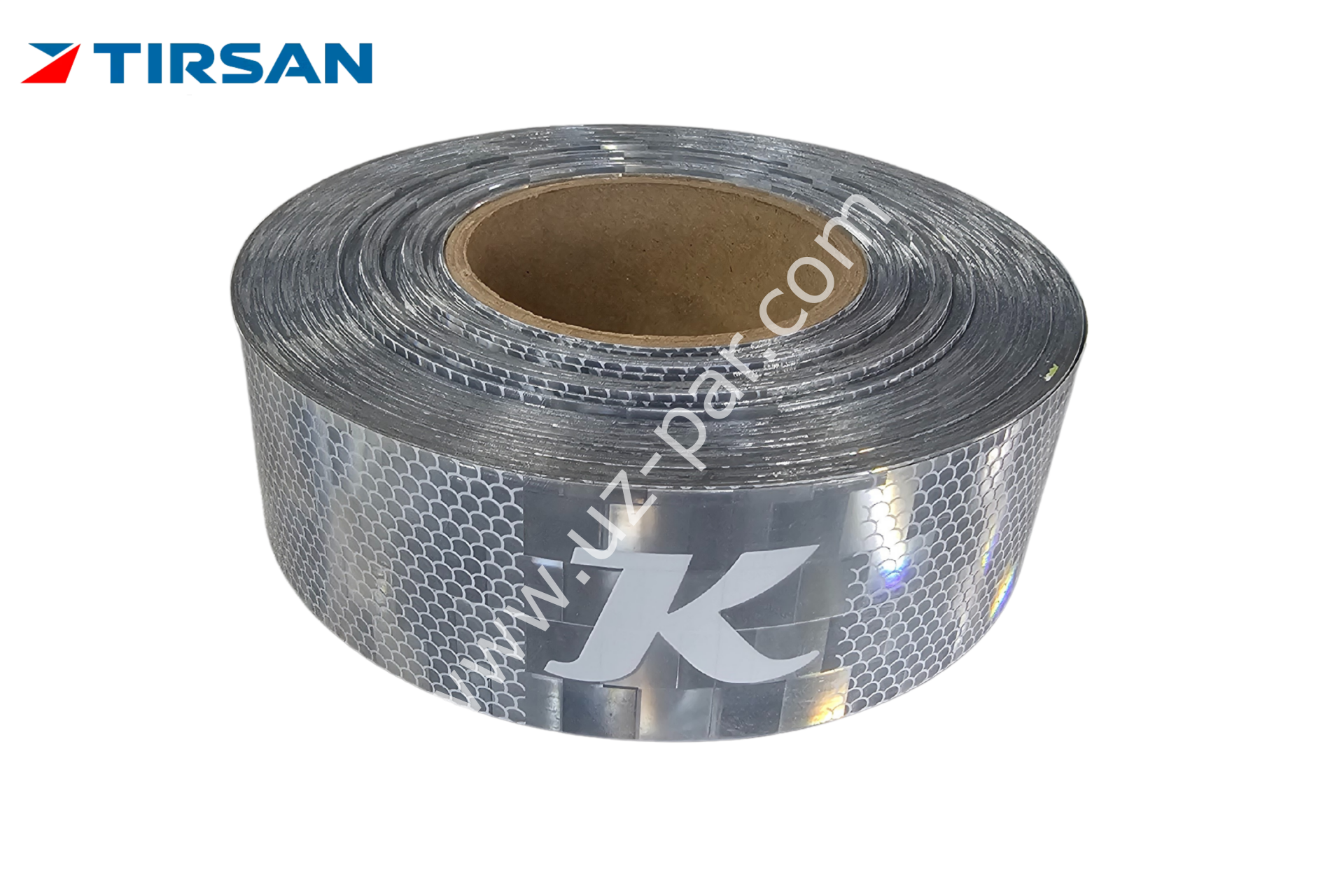 TIRSAN Kassbohrer Şerit Reflektör Beyaz KF Logolu 1 M , ET00151
