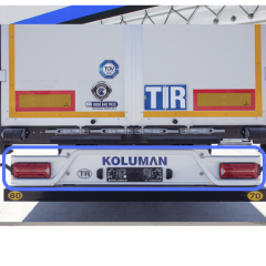 KOLUMAN FİBER TAMPON AYDINLATMA SACI ARKA LAMBA TUTUCU KA009175