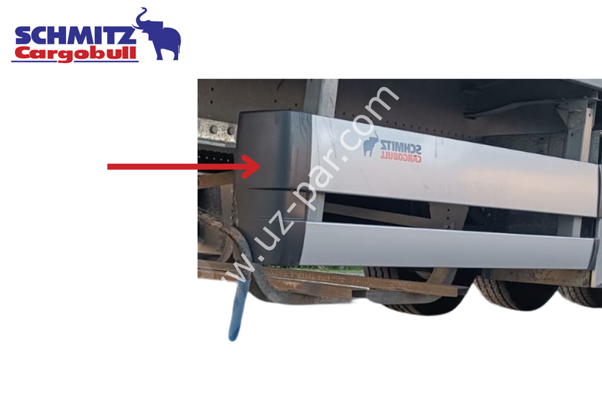 SCHMITZ sol tarafın bisikletlik yan koruma uç kapağı sol  1358377