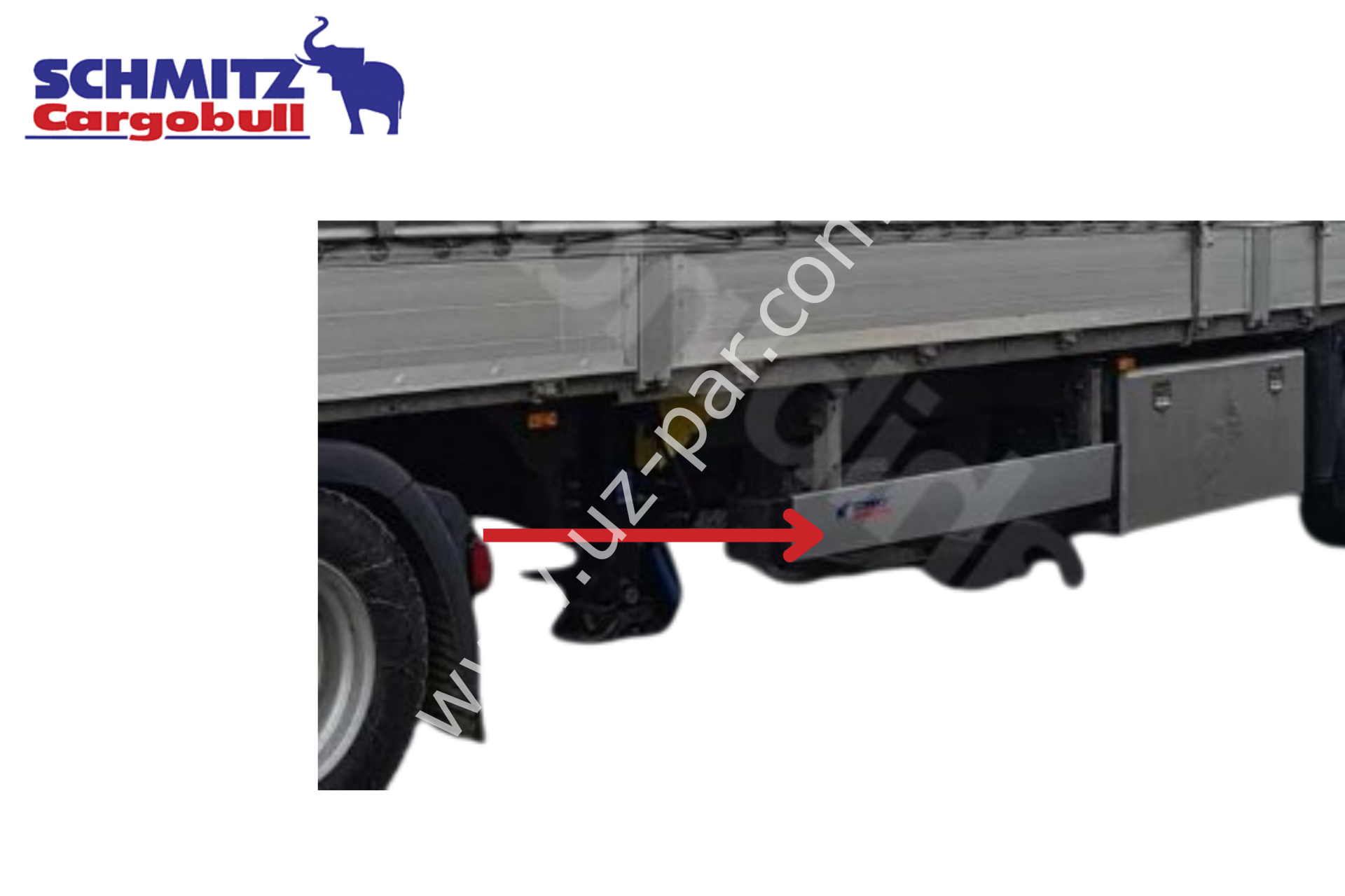 SCHMITZ Bisikletlik Yan Koruma Profil 200x3300 mm , 1357502