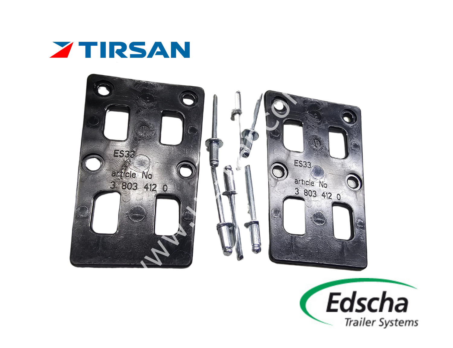 TIRSAN Çatı Plakası Montaj seti  Edscha GG04636