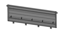 Tırsan arka kapak boyalı orjinal  KG00741