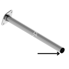 Çamurluk borusu plastik tapa 4,3x3,7x2 cm PT00030