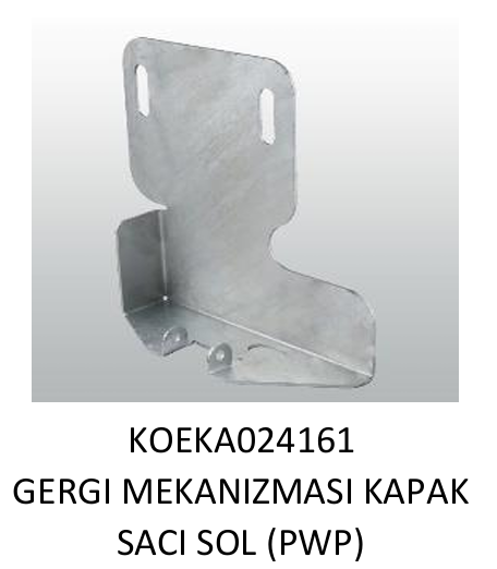 KOLUMAN PERDE GERDİRME MEKANİZMASI KAPAK SACI KA024161