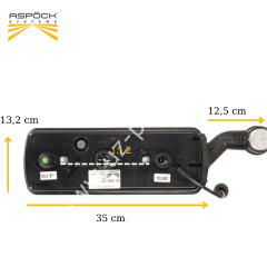 Aspöck Ecoled stop lambası sol tamamı ledli boynuzlu 25-3820-517,