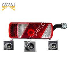 Aspöck Ecoled stop lambası sağ  tamamı ledli , boynuzlu 25-3920-517