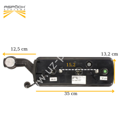 Aspöck Ecoled stop lambası sağ  tamamı ledli , boynuzlu 25-3920-517