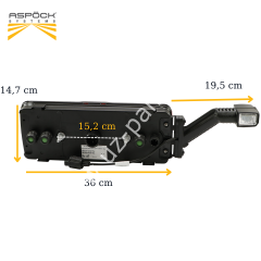 Aspöck ecoled II stop lambası sol boynuzlu ledli 25-4121-027