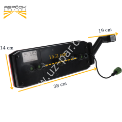 Aspöck Ecoled III stop lambası sol boynuzlu 25-4123-037