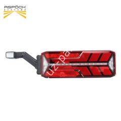 Aspöck Ecoled III stop lambası sol boynuzlu 25-4123-037
