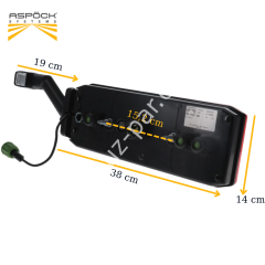 Aspöck Ecoled III stop lambası sağ boynuzlu 25-4122-037