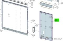Schmitz frigo dorse arka kapı sağ komple 1385659