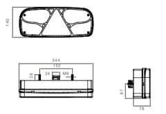 Aspöck ecopoint I stop lambası sağ 25-2600-001
