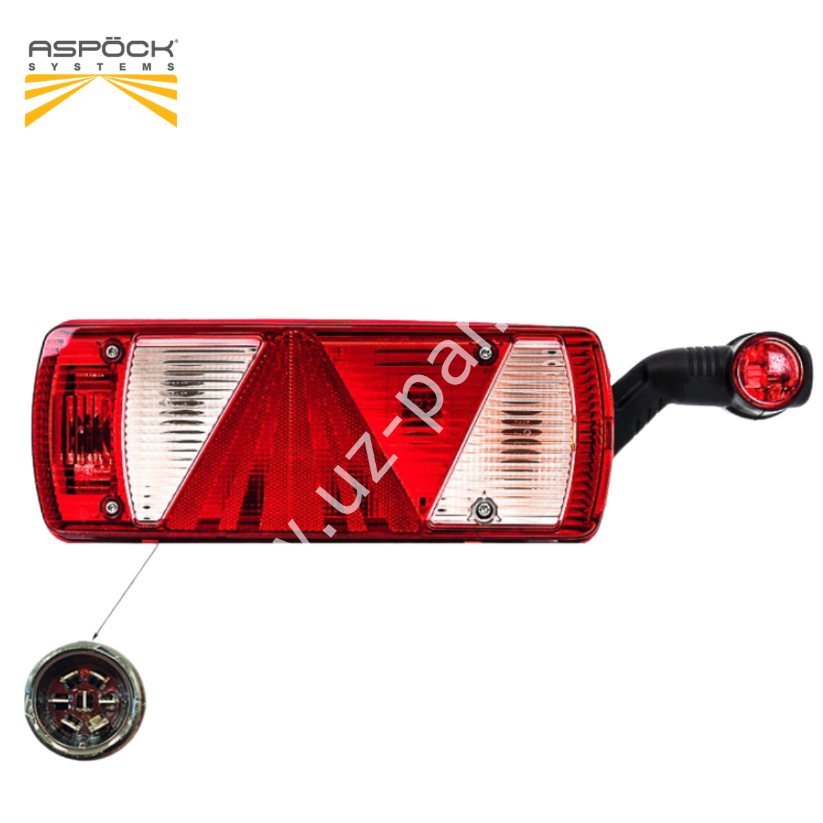 Aspöck ecopoint II stop lambası sağ boynuzlu 25-2910-507