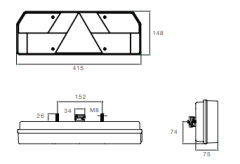 Aspöck Europoint I Stop Lambası Sol 25-5000-507