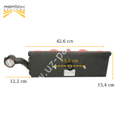 Aspöck Europoint II Stop Lambası Sağ Boynuzlu 25-6411-517