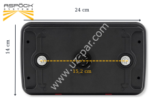 Aspöck Multiled III 12V/24V Stop Lambası Sol 24-8931-007