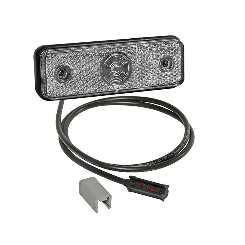 ASPÖCK Flatpoint I led Ön Pozisyon Lambası Beyaz 0,5 m düz soket 31-6604-017