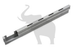 Schmitz alüminyum kapak yan profil sol eloksalli 62 cm 374748, 349675