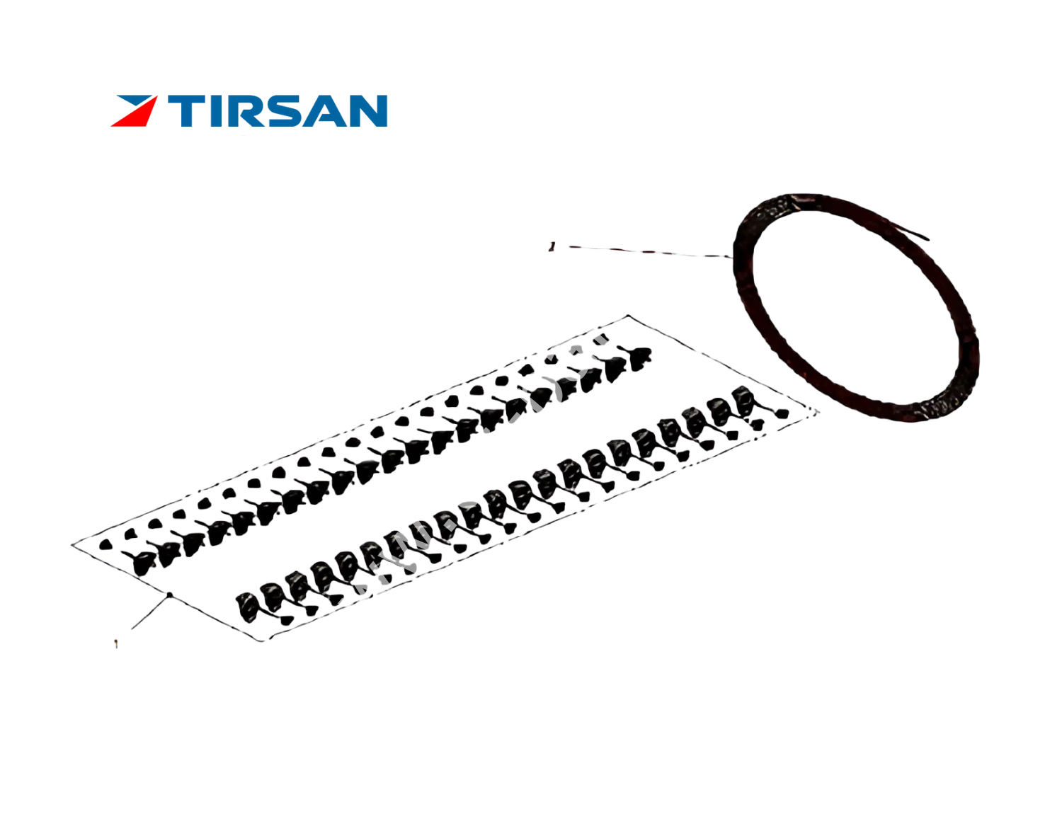 Tırsan hibrit çatı gümrük kiti set CT01939