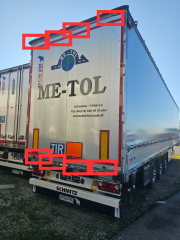 Schmitz arka kapı kilit mekanizması çevirme kolu ara boru 2,6 cm , 1249267 ,376366,379317