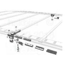 Tırsan çatı rayı kilitleme pimi MY00238