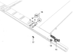 Tırsan çatı arabası stoplaması CT00478