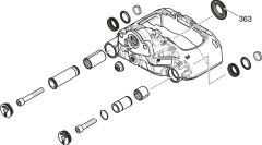 BPW Kaliper Tamir Takımı BPW TS2 09.801.08.81.0 , 0980108810