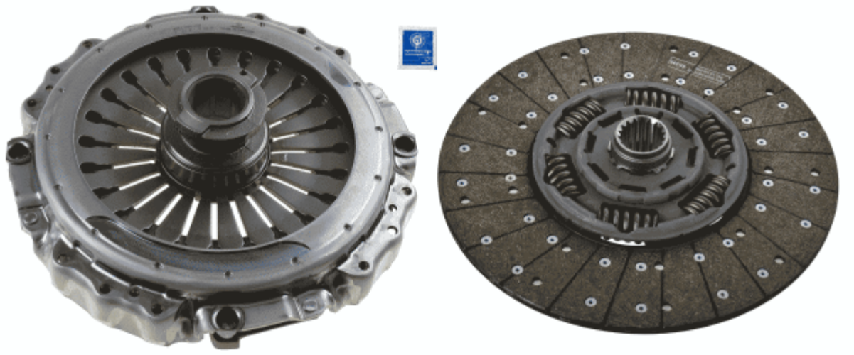 SACHS Debriyaj Seti 430 Mm Actros, Axor Y.M. Kısa Bilyalı (Baskı, Balata, Bilya) 9342500003, A9342500003, 0242502501, 0242502601, 0272500101
