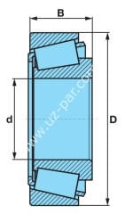 BPW teker rulmanı 33213 02.6410.22.00, 0264102200