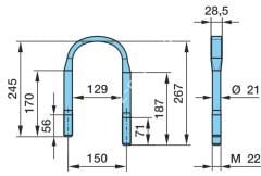 Bpw makas bağlantısı 03.138.37.09.4, 0313837094