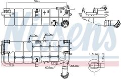 Nissens İmbusat Deposu 996028 MERCEDES Axor 457 (Müşirli)  9405010003, A9405010003