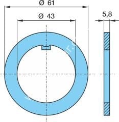 Bpw porya kilit pulu 03.320.73.13.0 0332073130
