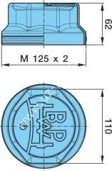 Bpw porya kapağı 2 adet 03.212.24.07.0, 0321224070